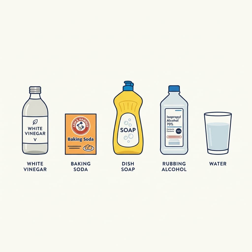 Five cleaning ingredients